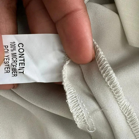 Tommy Hilfiger Mens Micro Tech Men Chino Pant 38x32 Cream Microfiber Preppy NEW - Picture 6 of 11